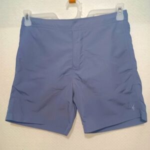AllSaints Warden Light Blue Men's swim shorts.